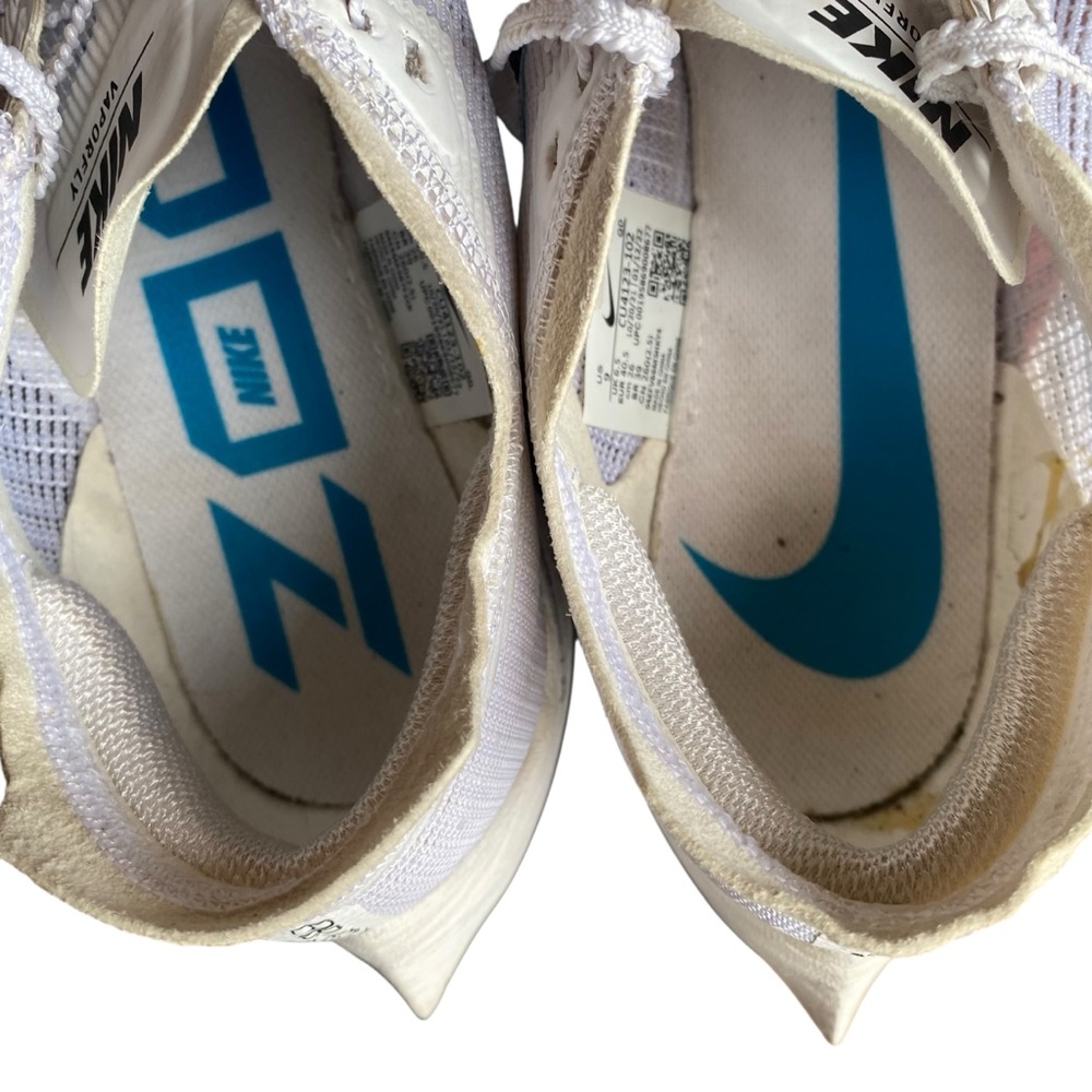 Nike ZoomX Vaporfly Shoe Womens 9 40.5 Running Ultralight White Orange Pink - Picture 7 of 8
